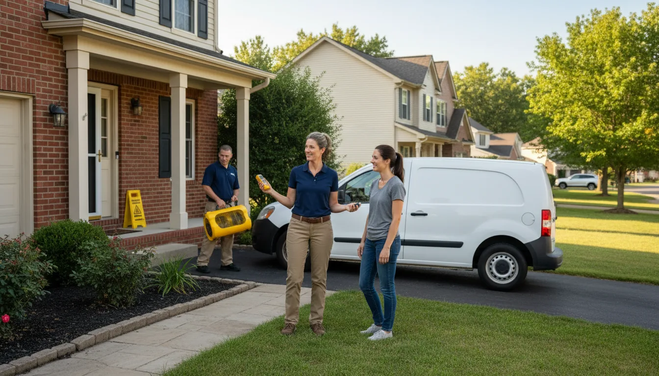 Water restoration image for Dehumidification And Cleanup Services in Ambrose, GA